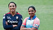 File Photo : Smriti Mandhana (left) and Harmanpreet Kaur (right) during MI Vs RCB WPL 2025